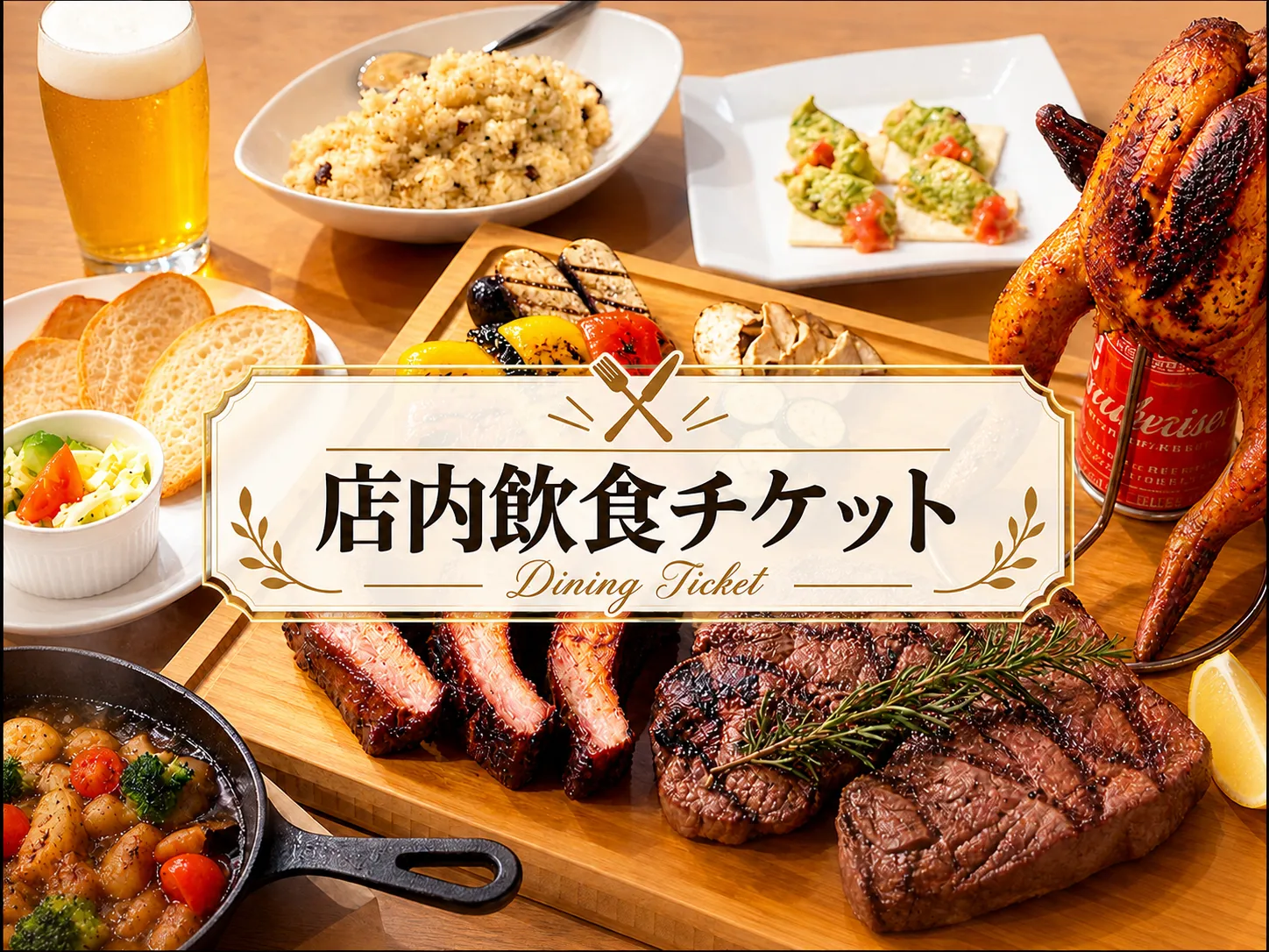 店内飲食チケット